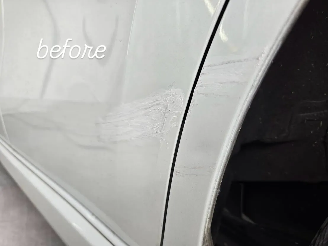 今日も自動車修理・整備の仕事を楽しんでおります！少し傷ついた...